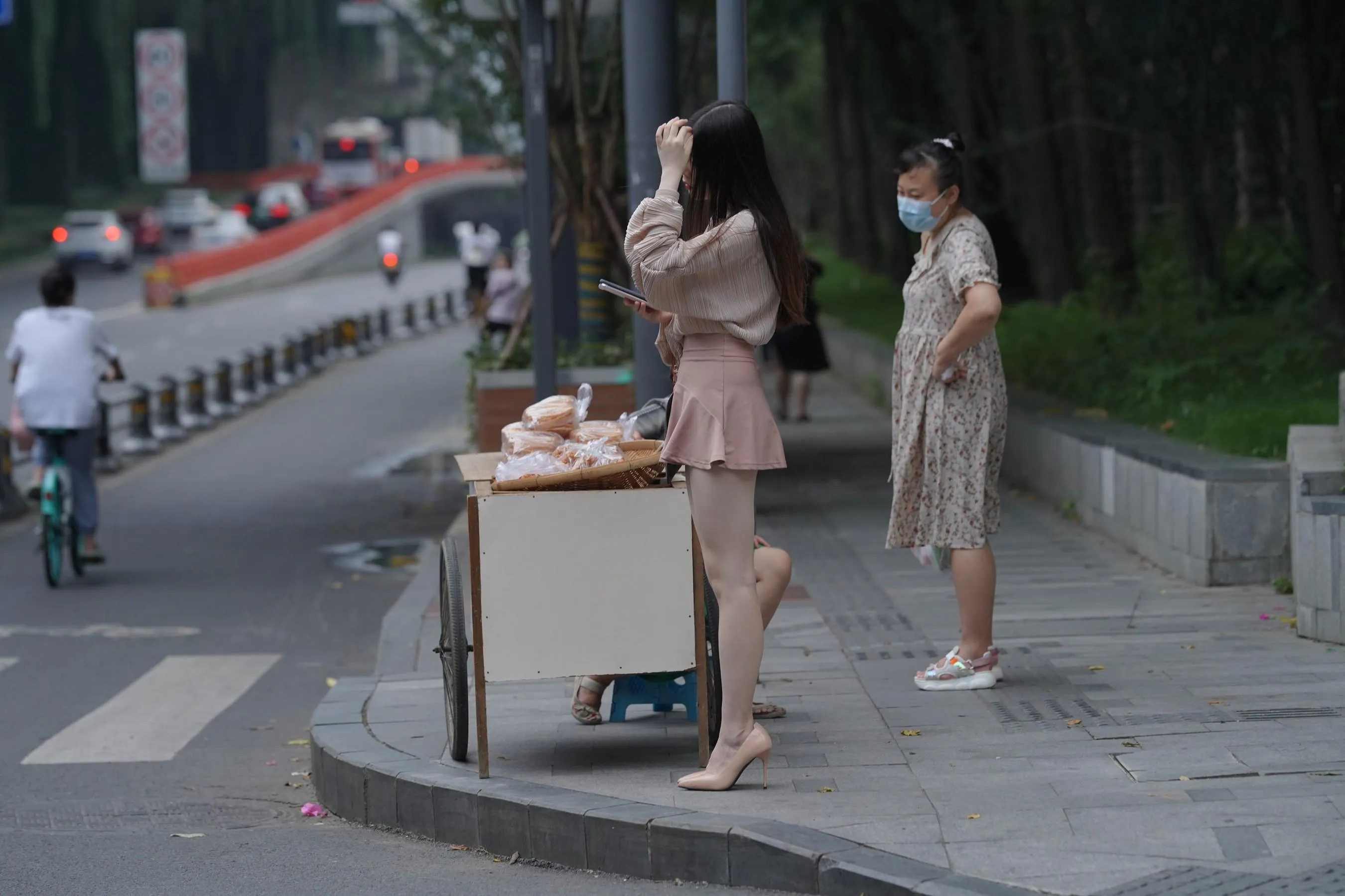 魔镜街拍 NO.167 可爱的粉色短裙小姐姐 [495P]插图1